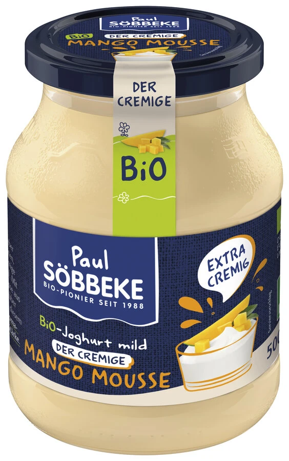 Söbbeke Cremiger Joghurt Mango, 500 Gr Glas - Ohne 1 Söbbeke Cremiger Joghurt Mango, 500 Gr Glas - Ohne