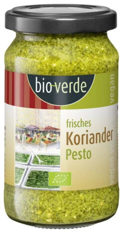 Bio-verde Koriander Pesto, 165 Gr Glas