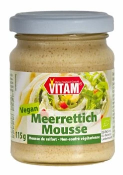VITAM Hefe-Produkt Meerrettich Mousse, 115 Gr Glas