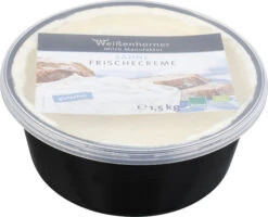 Weißenhorner Milch Manufaktur FrischeCreme Sahne, 1,5 Kg Schale , Mind. 25%