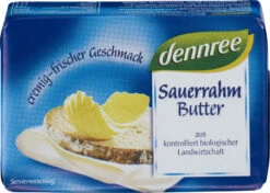 Dennree Sauerrahmbutter, 250 Gr Stück