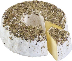 Hofkäserei Belrieth Dorfkäse Bunter Pfeffer, Ca. 0,8 Kg Torte 2 Wochen Gereift - Laktosefrei -, Mind