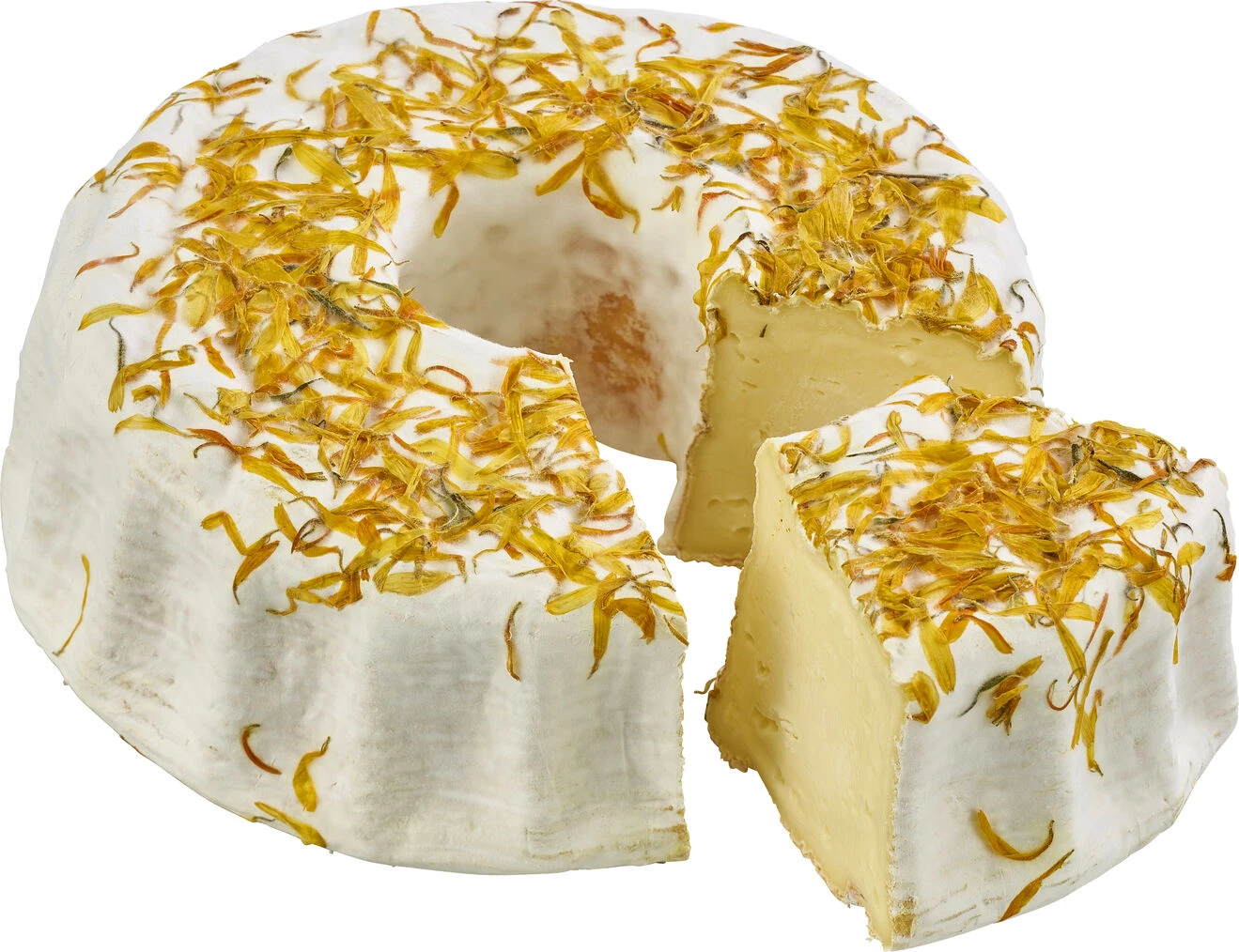 Hofkäserei Belrieth Ringelblumenkäse, Ca. 1 Kg 2 Wochen Gereift - Laktosefrei - , Mind. 53% 1 Hofkäserei Belrieth Ringelblumenkäse, Ca. 1 Kg 2 Wochen Gereift - Laktosefrei - , Mind. 53%