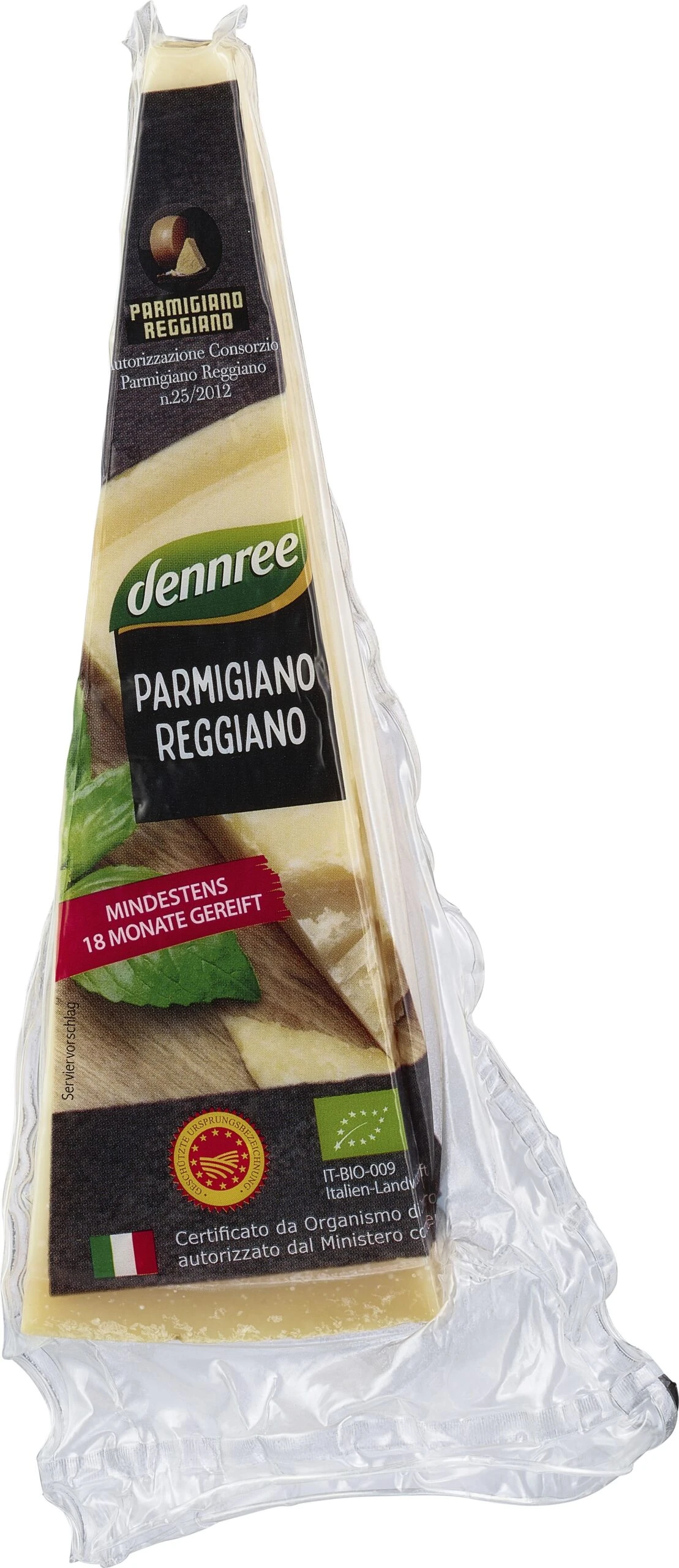 Dennree Parmigiano Reggiano, 150 G Stück 1 Dennree Parmigiano Reggiano, 150 G Stück