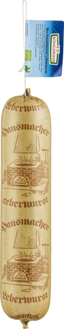 Königshofer Bio Hausmacher Leberwurst, Ca. 800 Gr Stück , (S)