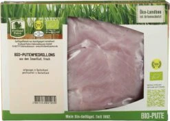 Freiland Puten Bio Putenmedaillons Aus Dem Innenfilet, Frisch 400 Gr Beutel