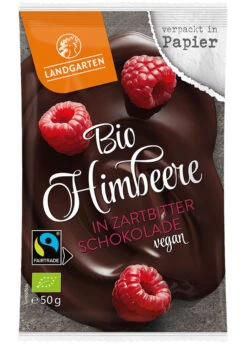 Landgarten Himbeere In Zartbitter-, 50 Gr Beutel