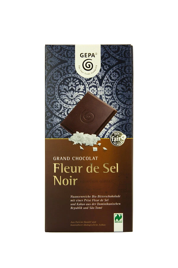 Gepa Fleur De Sel Noir 70%, 100 Gr Stück 1 Gepa Fleur De Sel Noir 70%, 100 Gr Stück