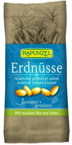 Rapunzel Erdnüsse Geröstet, Gesalzen, 75 Gr Packun