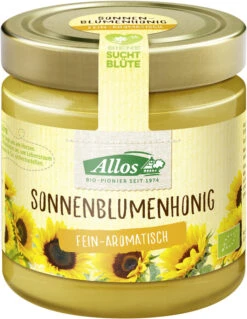 Allos Sonnenblumenhonig, 500 Gr Glas - Cremig -