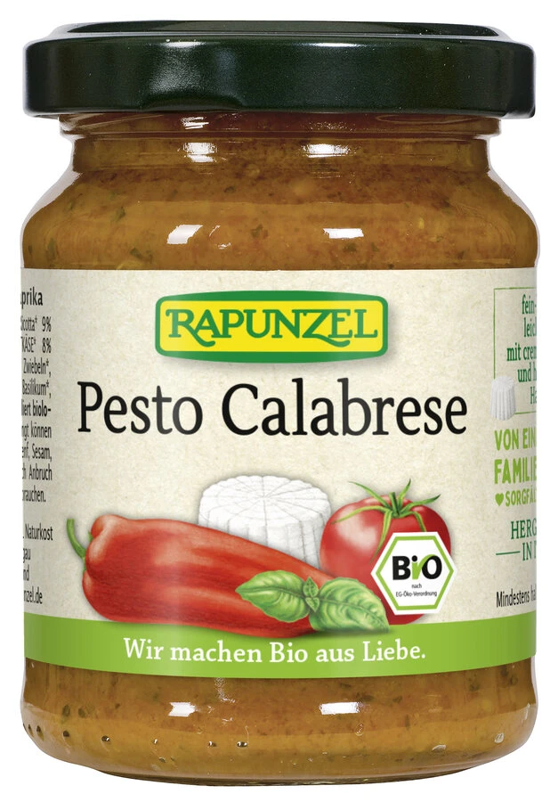 Rapunzel Pesto Calabrese, 130 Ml Glas 1 Rapunzel Pesto Calabrese, 130 Ml Glas