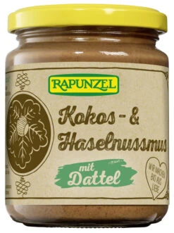 Rapunzel Kokos- & Haselnussmus Mit Dattel, 250 Gr