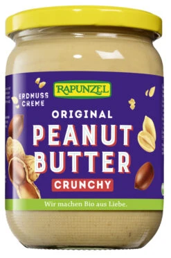 Rapunzel Peanutbutter Crunchy, 500 Gr Glas