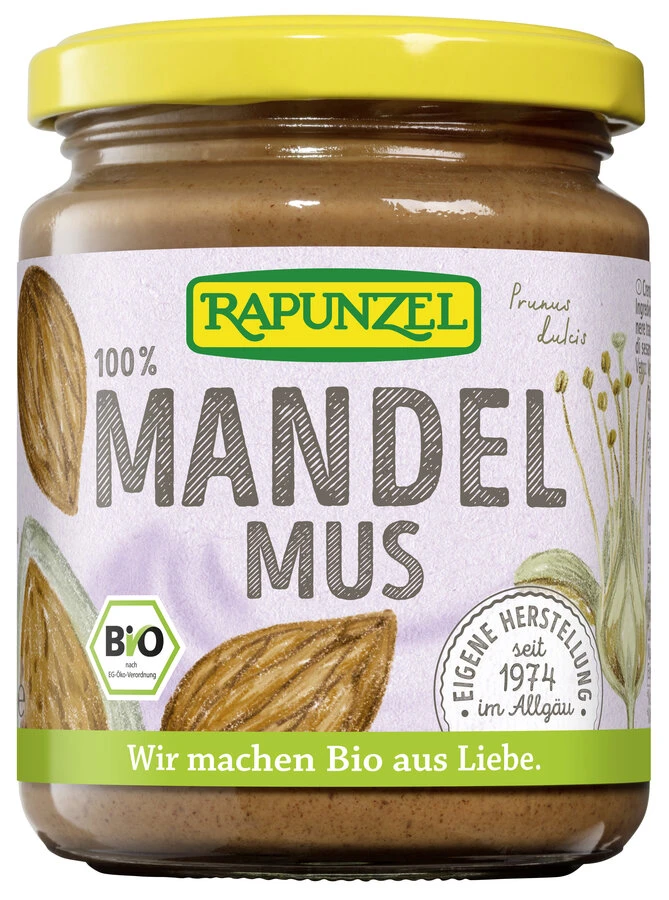Rapunzel Mandelmus, 250 Gr Glas 1 Rapunzel Mandelmus, 250 Gr Glas