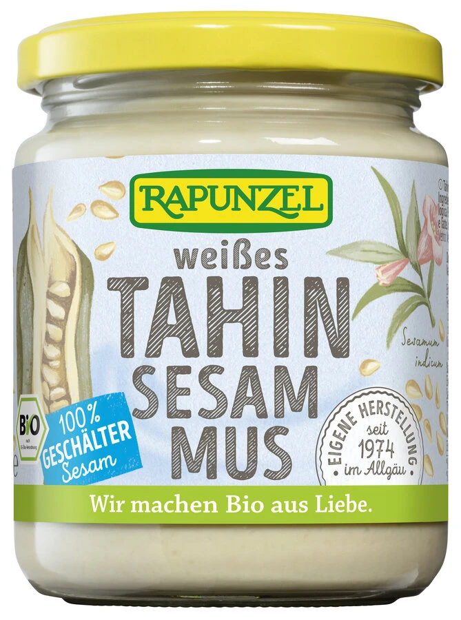 Rapunzel Weißes Tahin (Sesammus), 250 Gr Glas 1 Rapunzel Weißes Tahin (Sesammus), 250 Gr Glas