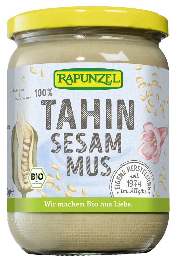 Rapunzel Tahin (Sesammus), 500 Gr Glas 1 Rapunzel Tahin (Sesammus), 500 Gr Glas