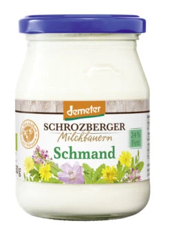 Schrozberger Milchbauern Schmand, 250 Gr Glas