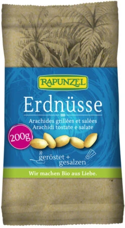 Rapunzel Erdnüsse Geröstet, Gesalzen, 200 Gr Packu