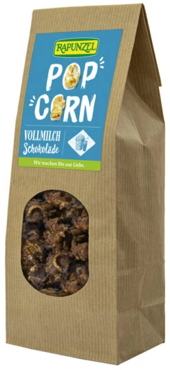 Rapunzel Popcorn Mit Vollmilch - Schokolade, 100 G