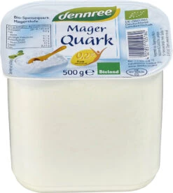 Dennree Speisequark Magerstufe, 500 Gr Becher