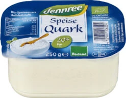Dennree Speisequark Halbfettstufe, 250 Gr Becher