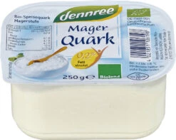 Dennree Speisequark Magerstufe, 250 Gr Becher
