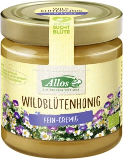 Allos Wildblütenhonig, 500 Gr Glas - Cremig -
