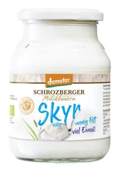 Schrozberger Milchbauern Skyr Natur, 500 Gr Glas