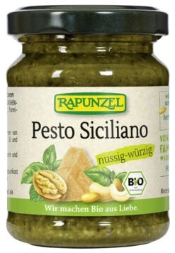 Rapunzel Pesto Siciliano, 130 Ml Glas