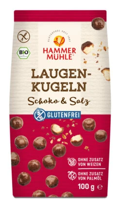 Hammermühle Laugenkugeln Schoko & Salz, 100 G Pac