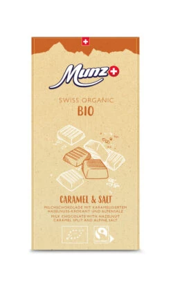 Munz Organic Caramel & Salt, 100 Gr Stück
