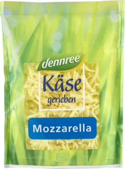 Dennree Mozzarella Gerieben, 150 G Beutel