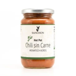 Sanchon Hot Pot Chili Sin Carne, 330 Ml Glas