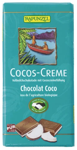 Rapunzel Cocos Creme Vollmilch Schokolade HIH, 100