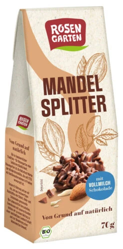 Rosengarten Mandel Splitter, 70 Gr Packung