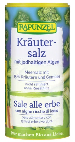 Rapunzel Kräutersalz Jodiert Mit 15% Kräutern U.
