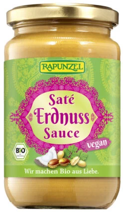 Rapunzel Saté Erdnuss-Sauce, 330 Ml Glas