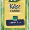 Dennree Bergkäse In Scheiben, 125 G Packung