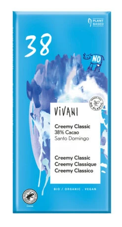 Vivani Creemy Classic 38% Cacao, 80 G Stück