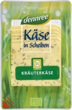 Dennree Kräuterkäse In Scheiben, 125 G Packung -