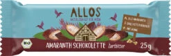 Allos Amaranth Schokolette-Zartbitterriegel, 25 Gr