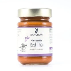 Sanchon Red Thai Curry Paste Mild, 190 Gr Glas