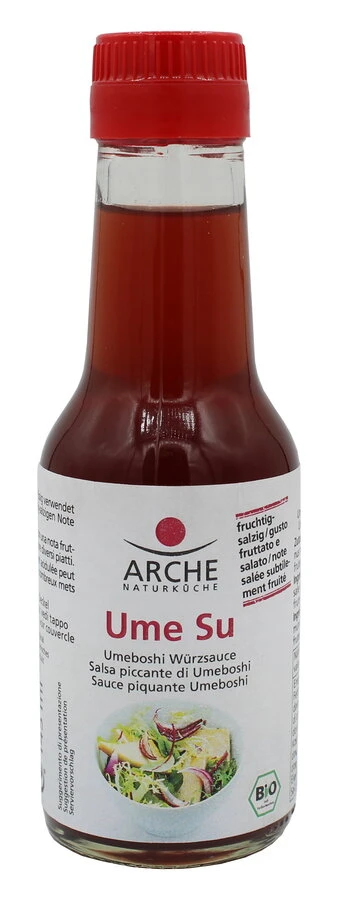 Arche Naturküche Ume Su 145ml, Umeboshi Essig, Fla 1 Arche Naturküche Ume Su 145ml, Umeboshi Essig, Fla