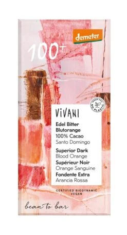 Vivani Edel Bitter Blutorange, 90 G Stück