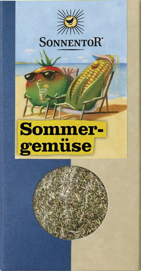 Sonnentor Sommergemüse-Gewürz, 35 G Packung 1 Sonnentor Sommergemüse-Gewürz, 35 G Packung