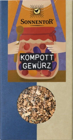 Sonnentor Kompott-Gewürz, 55 G Packung