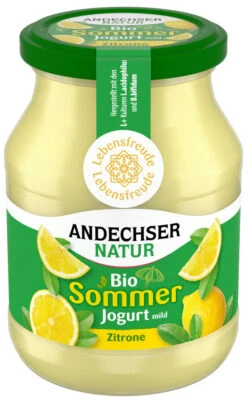 Andechser Natur Jogurt Zitrone, 500 G Glas