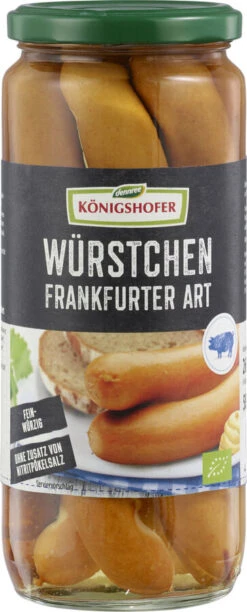 Königshofer Würstchen Frankfurter Art, 540 G Glas