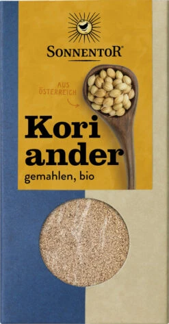 Sonnentor Koriander, Gemahlen, 40 Gr Packung
