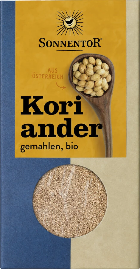 Sonnentor Koriander, Gemahlen, 40 Gr Packung 1 Sonnentor Koriander, Gemahlen, 40 Gr Packung
